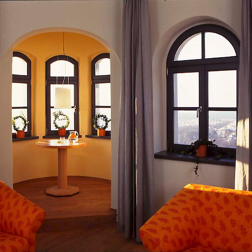 Die Suite „Frühling“ ist in frischen Farben gehalten...