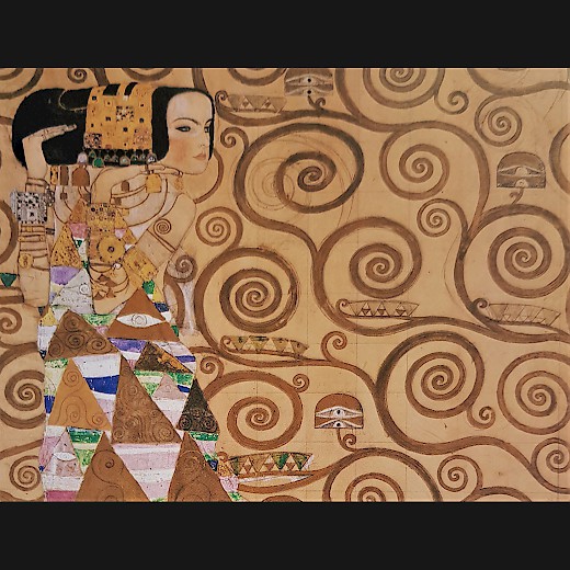 Gustav Klimt „Der Lebensbaum“ (Ausschnitt)